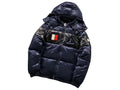 Moncler Gary Down Jacket – Men's Quilted Puffer in Navy