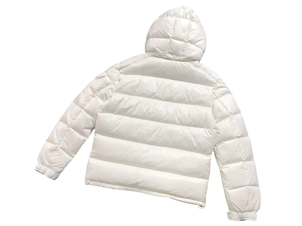 Moncler Maya Down Jacket – Men's Quilted Puffer in White