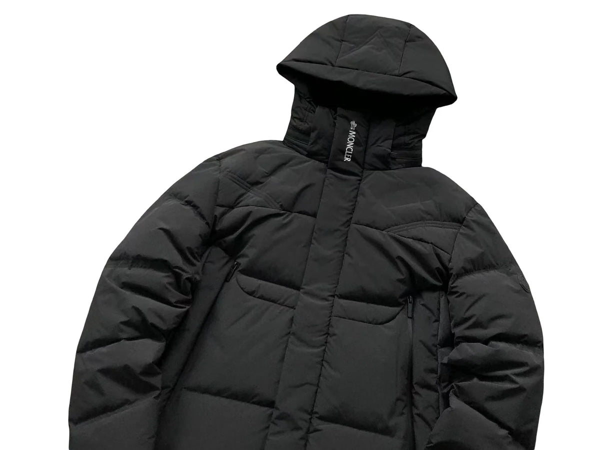 Moncler Technical Down Jacket – Men's Quilted Puffer in Black