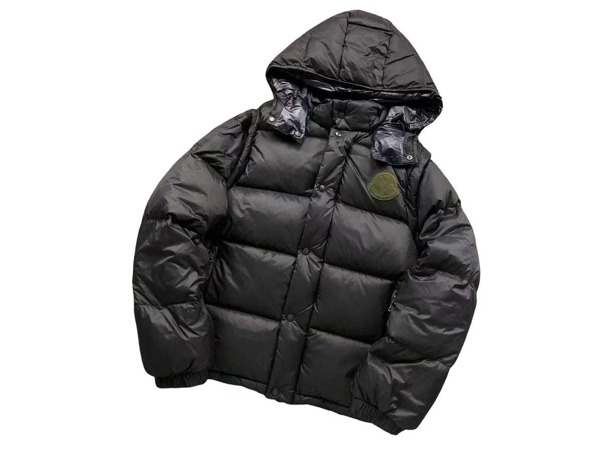 Moncler Cyclone Down Jacket – Men's Quilted Puffer in Black