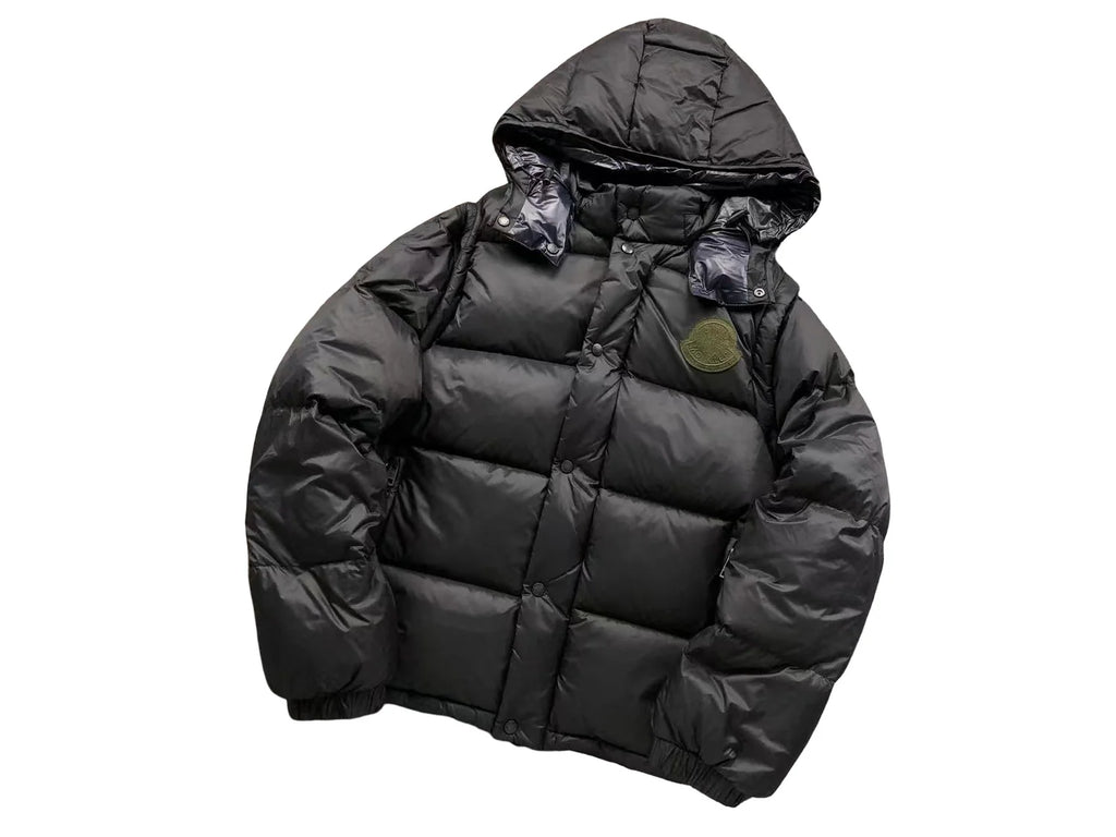 Moncler Cyclone Down Jacket – Men's Quilted Puffer in Black
