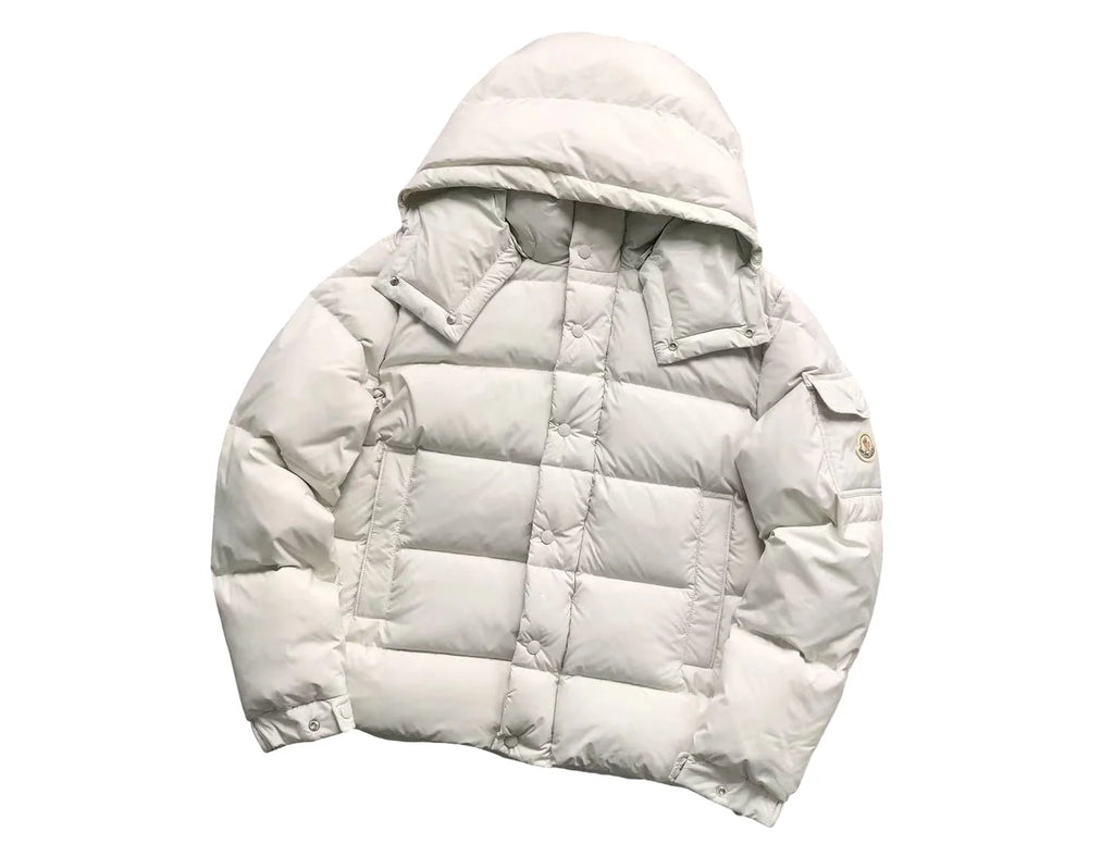 Moncler Vezere Down Jacket – Men's Quilted Puffer in White