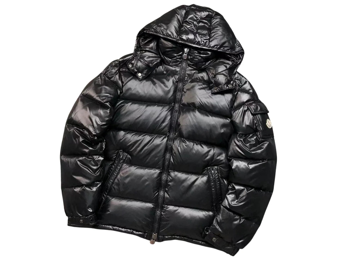 Moncler Maya Down Jacket – Men's Quilted Puffer in Black