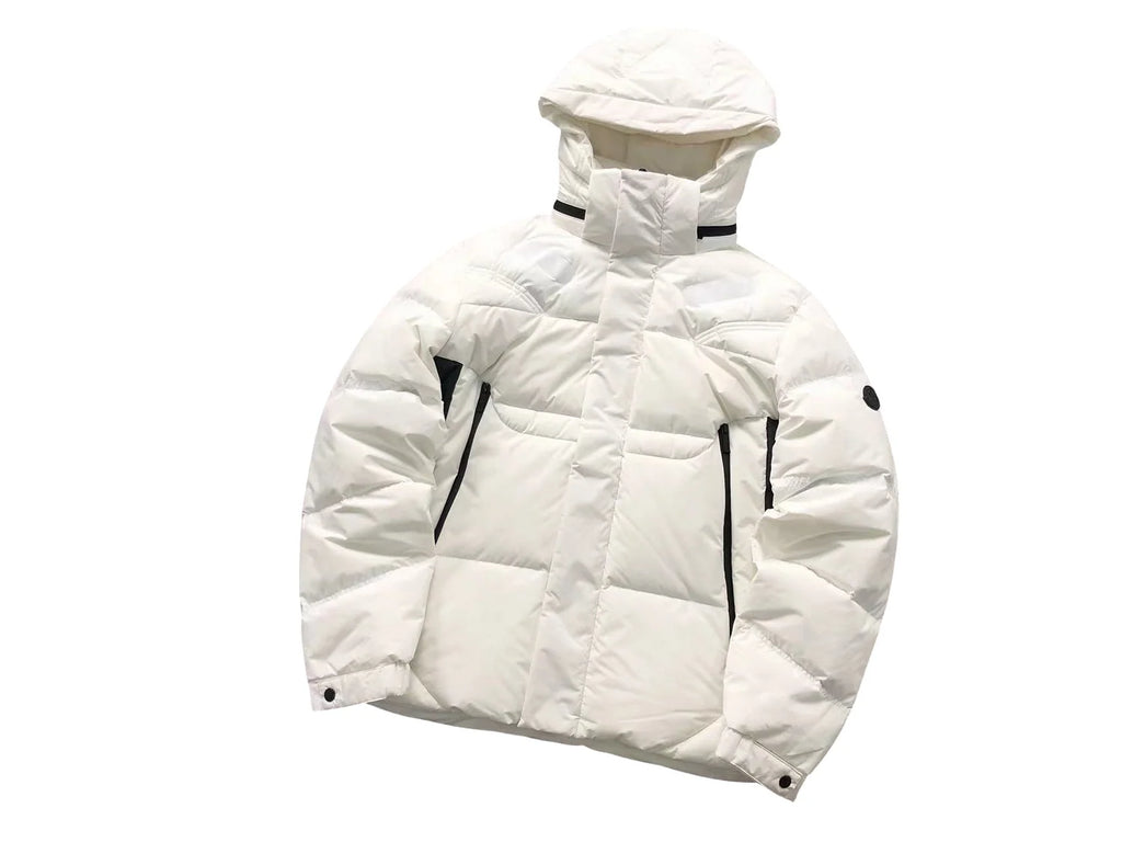 Moncler Technical Down Jacket – Men's Quilted Puffer in White