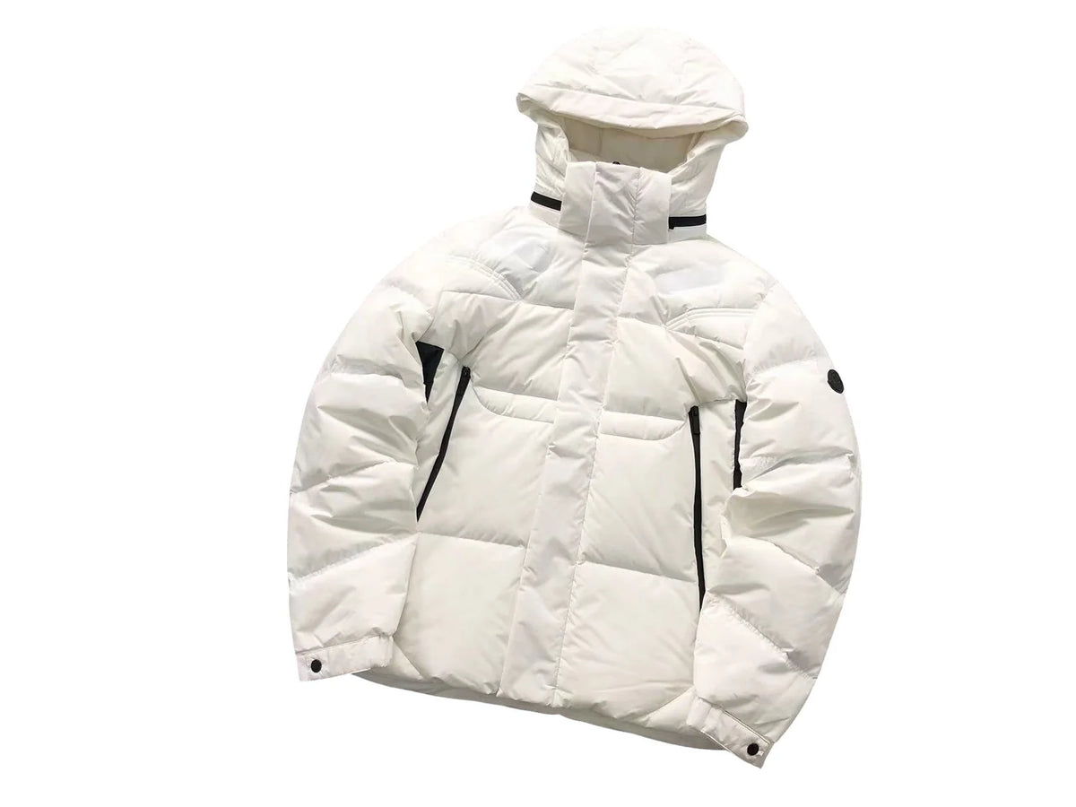 Moncler Technical Down Jacket – Men's Quilted Puffer in White