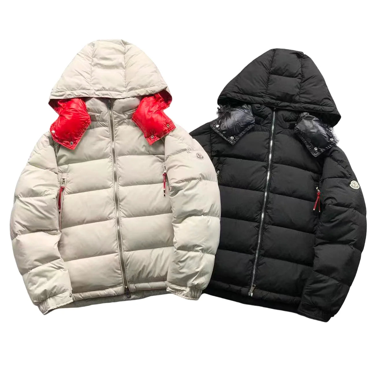 Moncler Poirier Down Jacket – Men's Quilted Puffer in Black