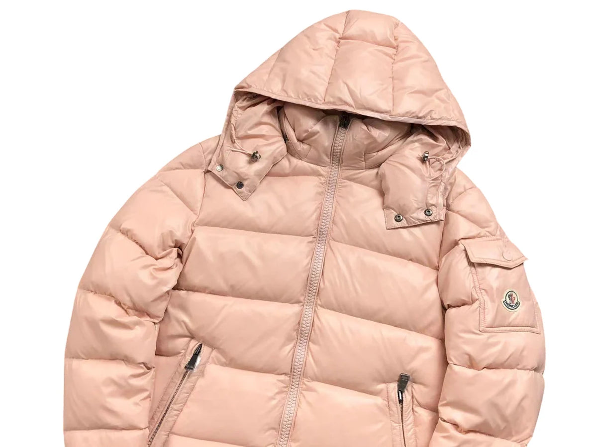 Moncler Maya Down Jacket – Men's Quilted Puffer in Pink