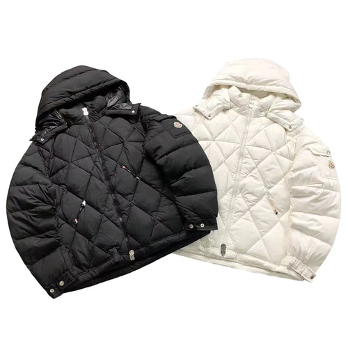 Moncler Averole Down Jacket – Women's Quilted Puffer in White