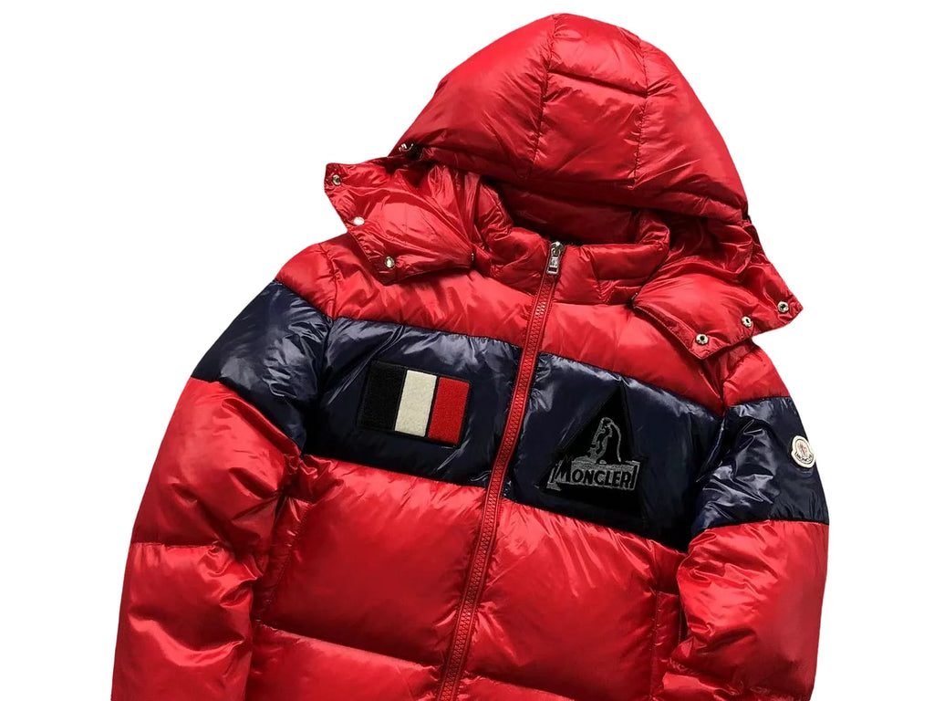Moncler Gary Down Jacket – Men's Quilted Puffer in Red