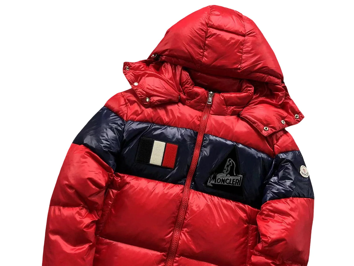 Moncler Gary Down Jacket – Men's Quilted Puffer in Red