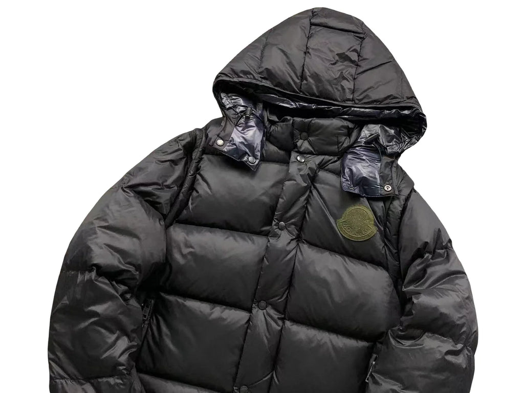 Moncler Cyclone Down Jacket – Men's Quilted Puffer in Black