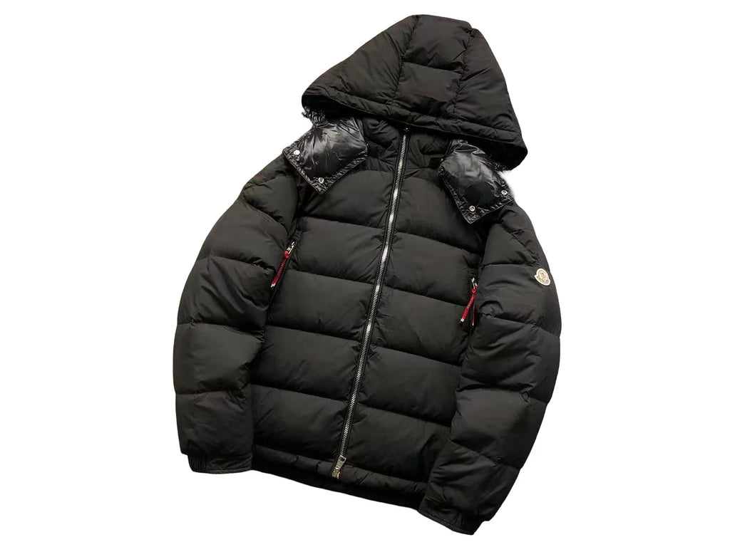 Moncler Poirier Down Jacket – Men's Quilted Puffer in Black