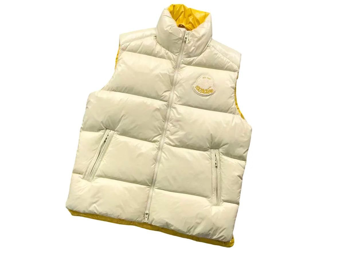 Moncler Lipsi Gilet – Men's Down Gilet in Ivory