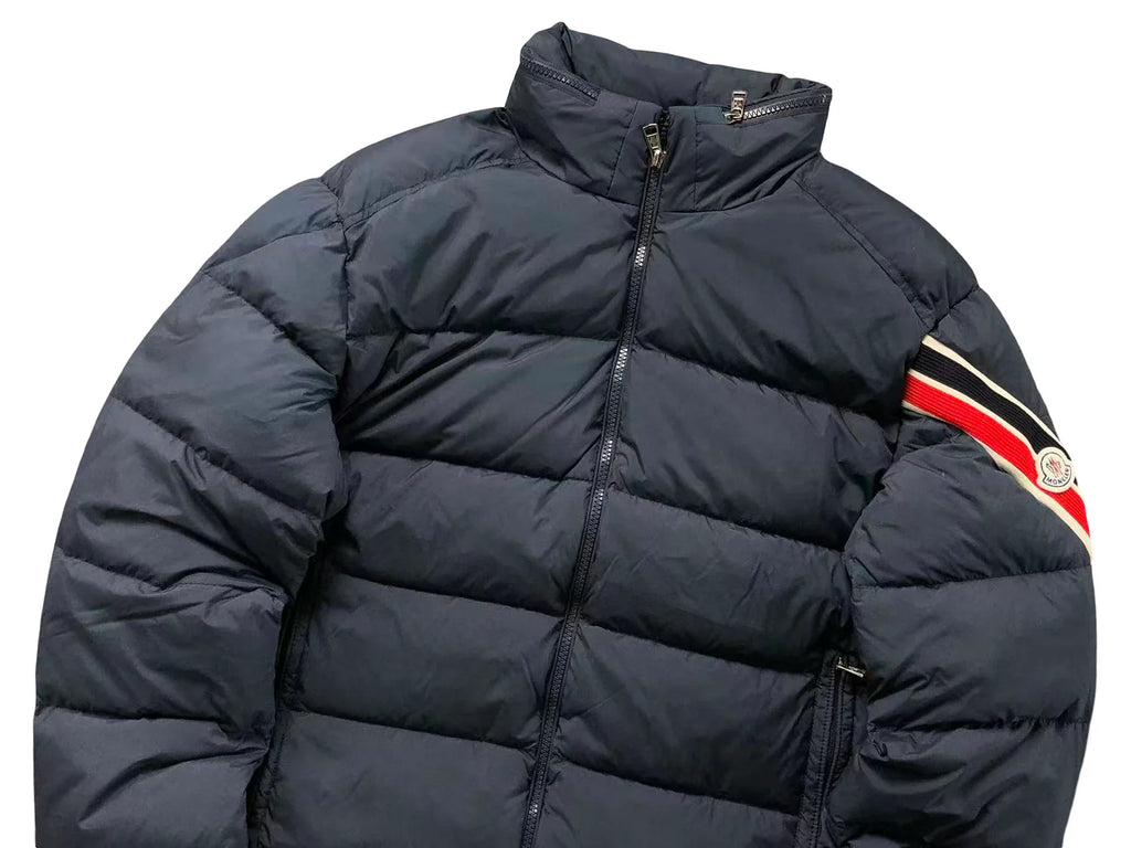 Moncler Solayan Down Jacket – Women's Quilted Puffer in Navy