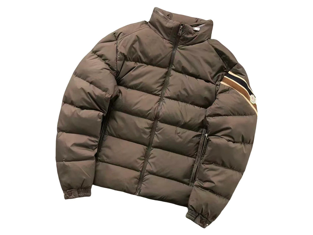 Moncler Solayan Down Jacket – Women's Quilted Puffer in Brown