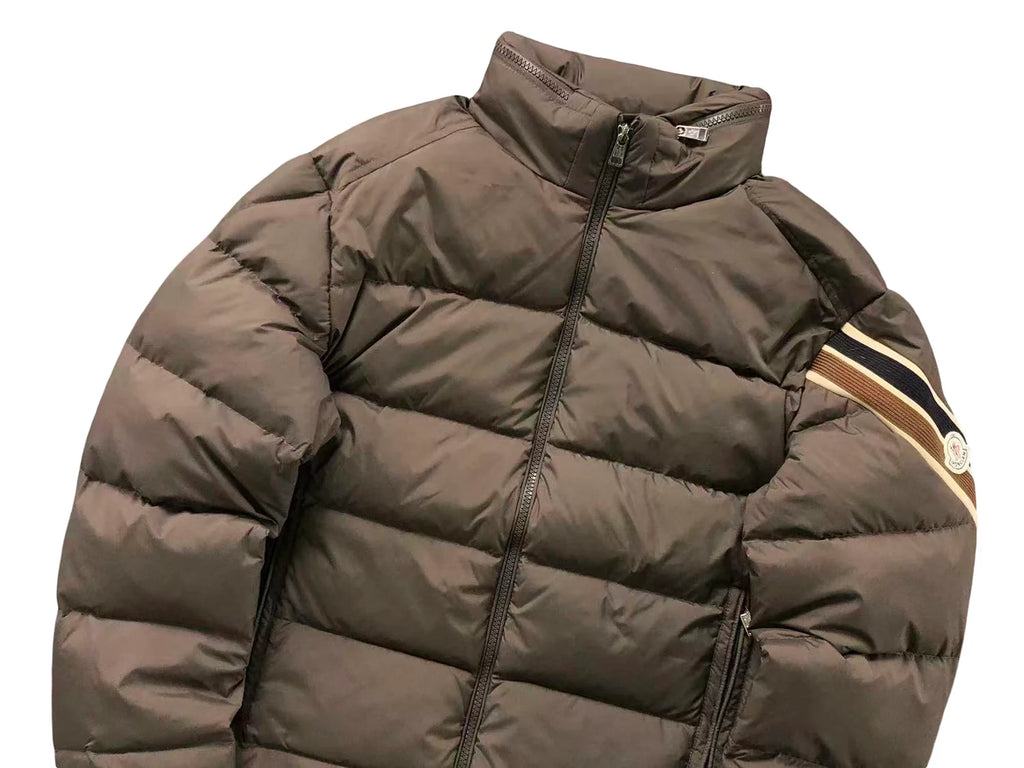 Moncler Solayan Down Jacket – Women's Quilted Puffer in Brown